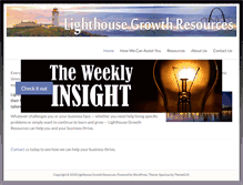 Tablet Screenshot of lighthousegrowthresources.com